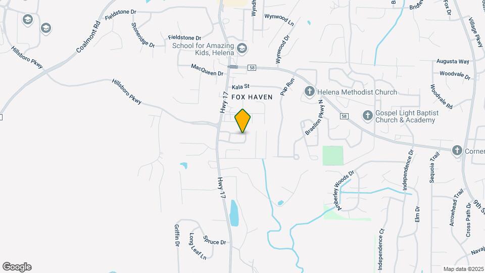 802 Hillsboro Ln Map and Location Details