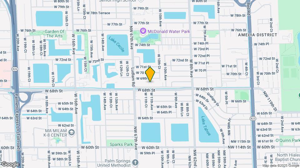 1085 W 68th St-Unit -308 Map and Location Details