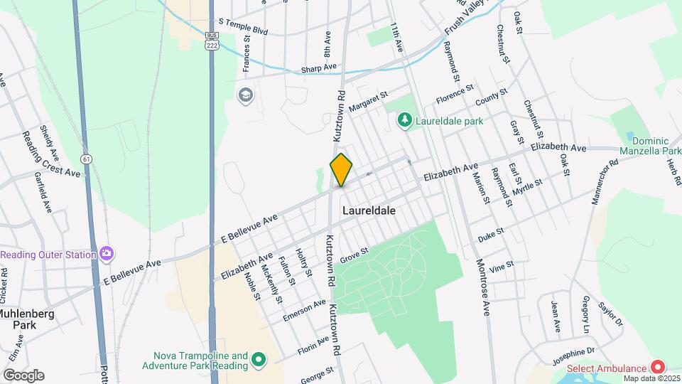 910 E Bellevue Ave Map and Location Details