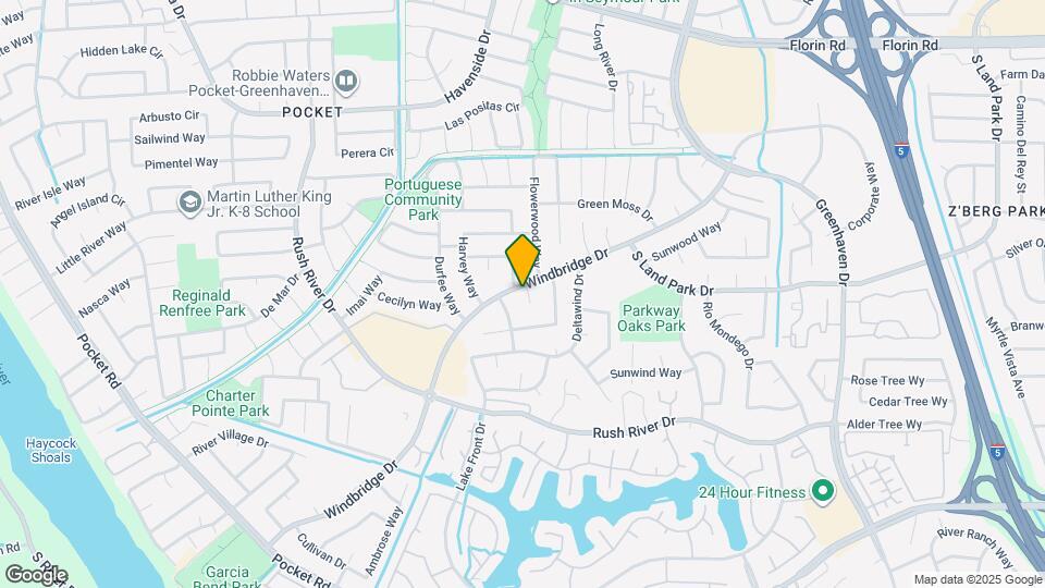 7457 Windbridge Dr Map and Location Details