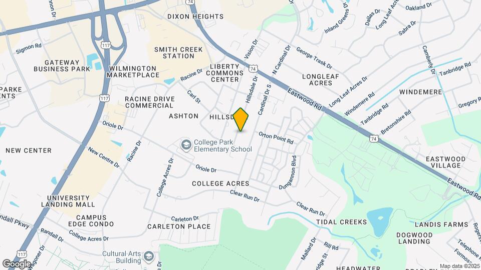 215 Hillsdale Dr Map and Location Details