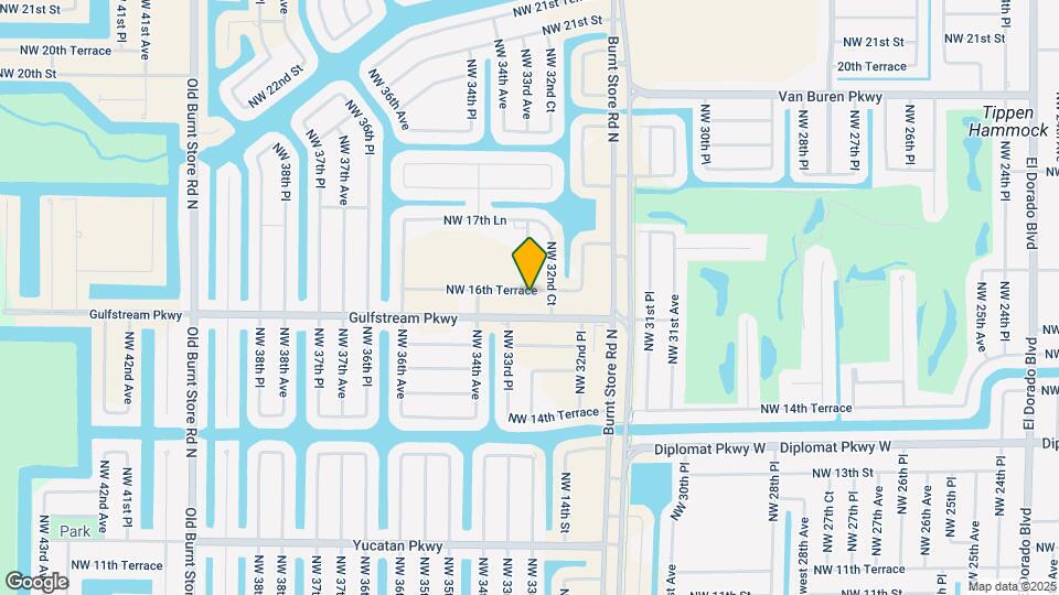 3256 NW 16th Terrace Map and Location Details