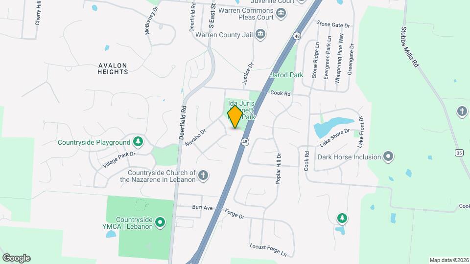 1125 Algonquin Dr, Unit A Map and Location Details