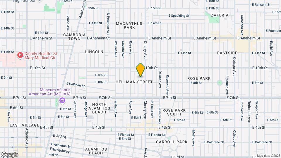 818 Gardenia Ave Mapa y Detalles de la Ubicación