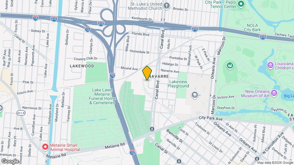 5430 Hawthorne Pl, Unit Apt C Map and Location Details
