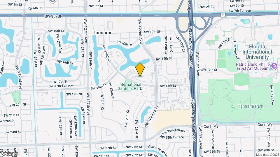 12253 SW 16th Terrace Map and Location Details