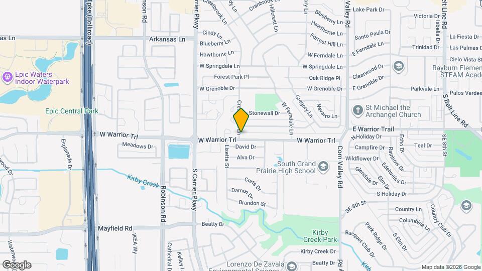 684 W Warrior Trl Map and Location Details