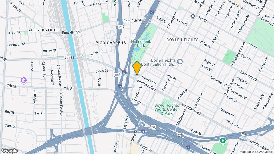 2195 Whittier - Residential Map and Location Details