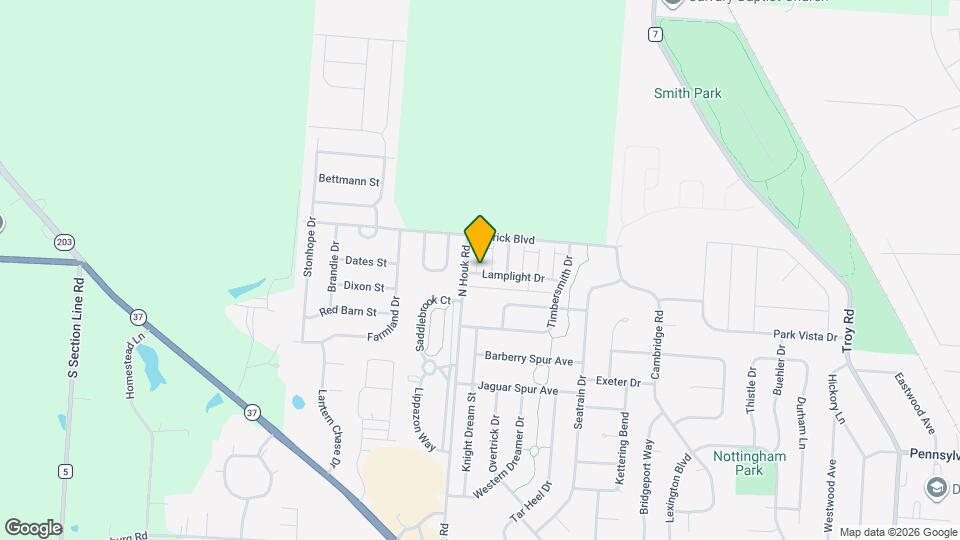 200 Lamplight Ct Map and Location Details