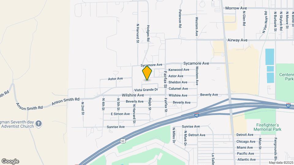 733 Pala Mesa Dr Map and Location Details