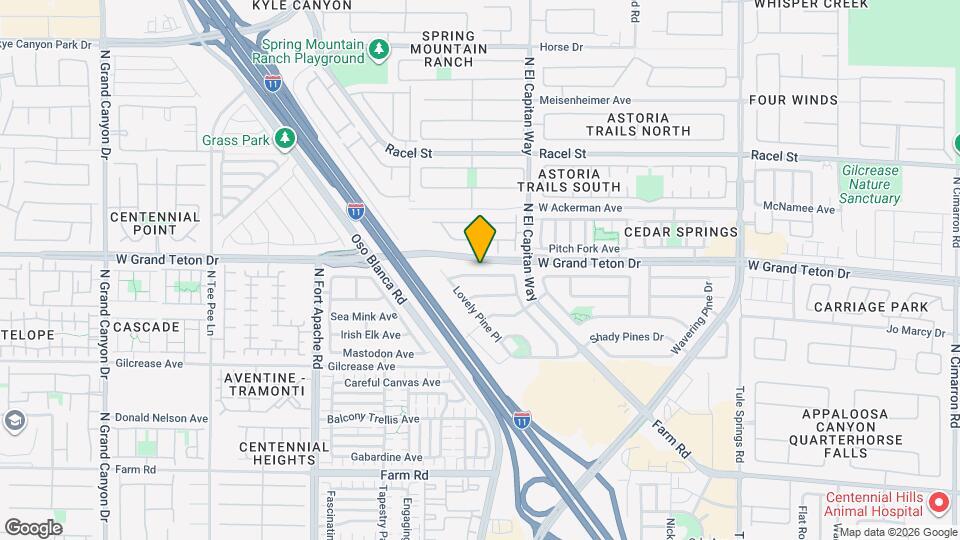 8844 W Colorful Pines Ave Map and Location Details