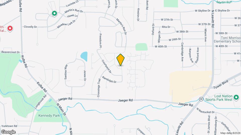 4500 Bellow Dr Map and Location Details