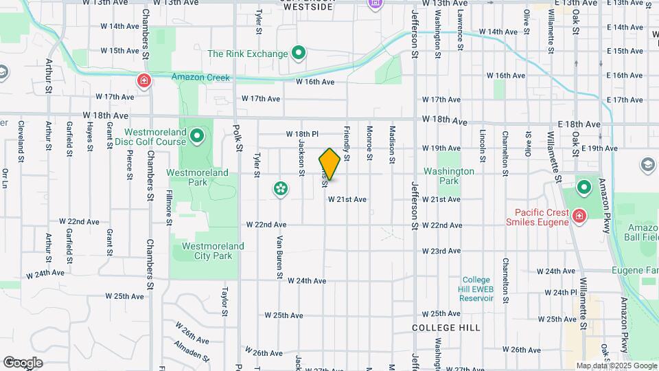 2041 Adams St Map and Location Details