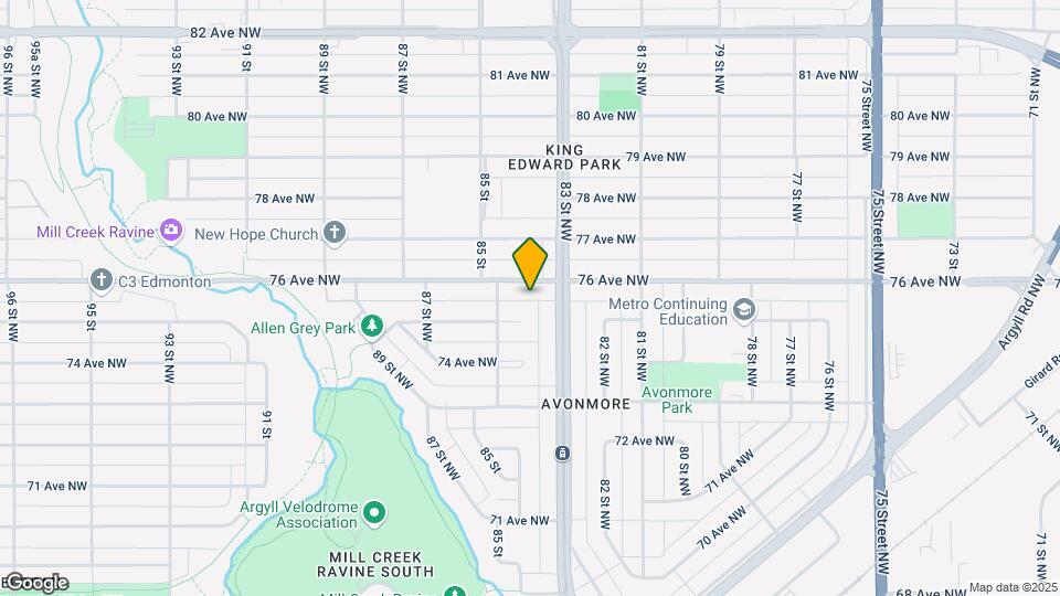 8331-8376 76 Ave NW Map and Location Details