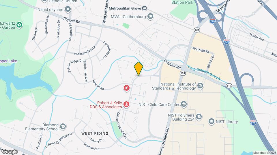 756 Quince Orchard Blvd Map and Location Details