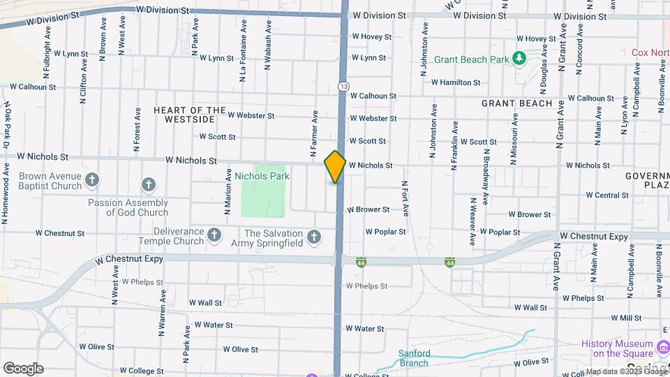 839 N Kansas Expy Map and Location Details