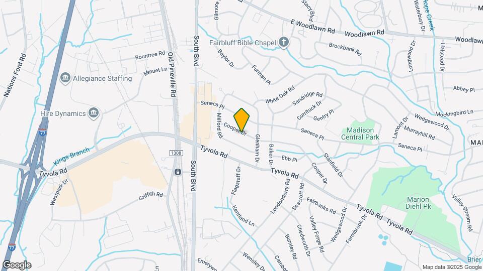 314 Cooper Dr Map and Location Details