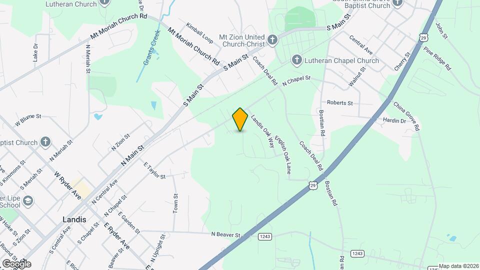 848 Georgia Oak Ln Map and Location Details