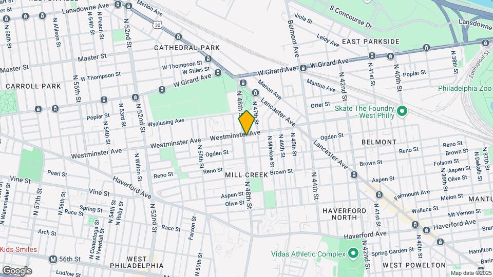 893 N 48th St Map and Location Details