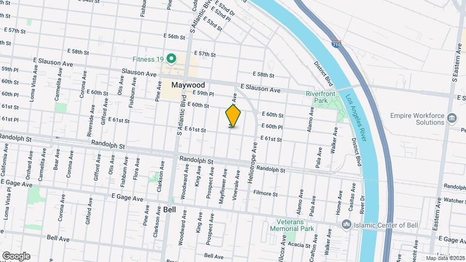 6052 Mayflower Ave Map and Location Details
