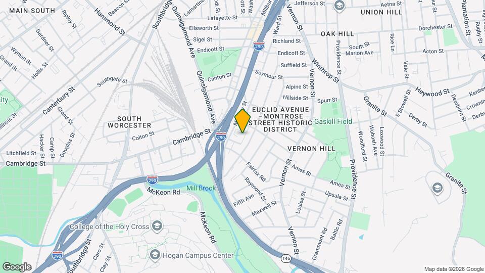 6 S Harlem St Map and Location Details