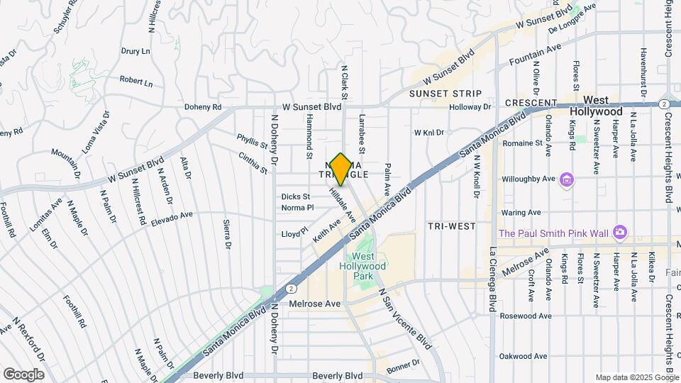 866 Hilldale Ave Map and Location Details