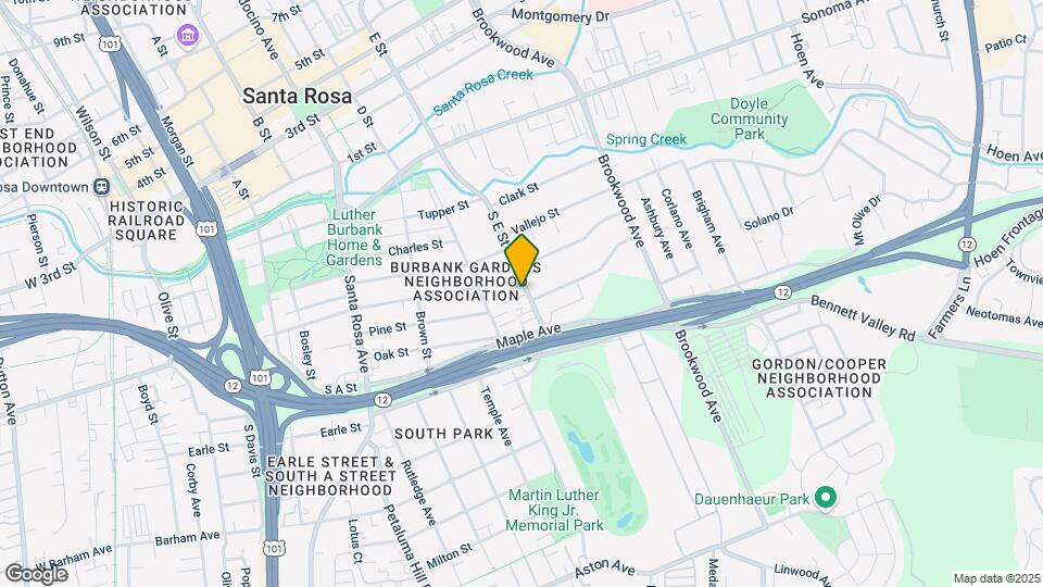 455 S E St Mapa y Detalles de la Ubicación