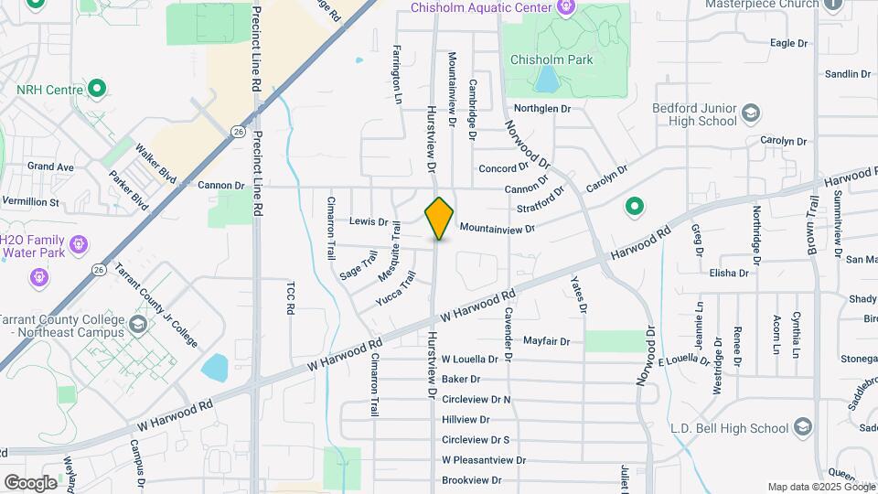 1928 Hurstview Dr Map and Location Details
