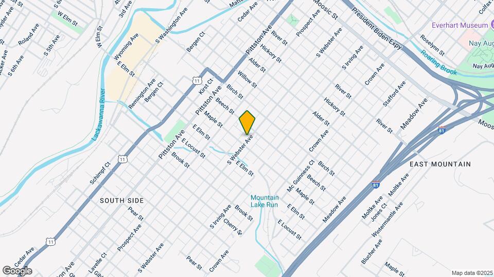 920-922 S Webster Ave Mapa y Detalles de la Ubicación