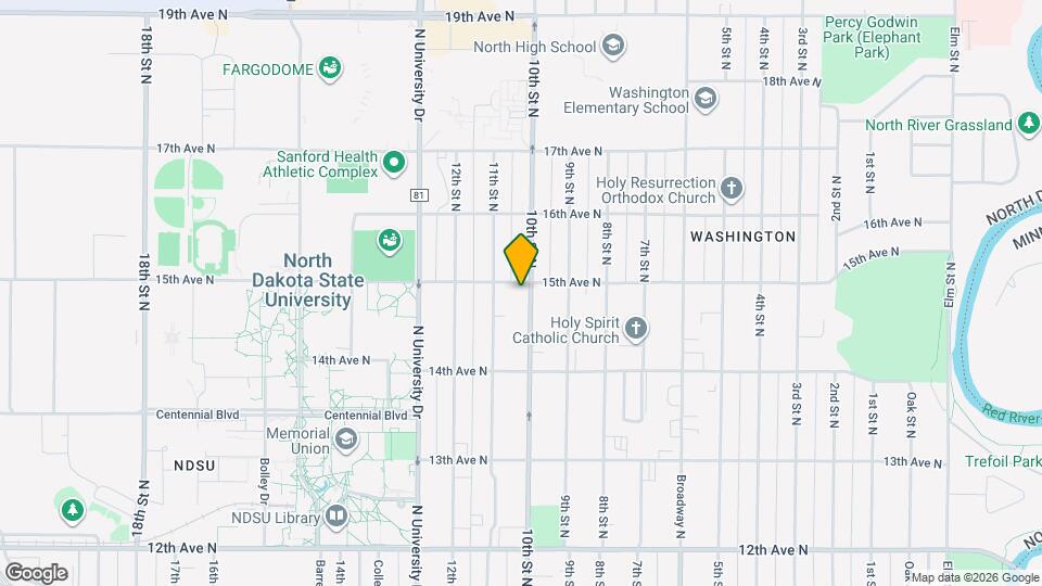 1458 10th St N Map and Location Details