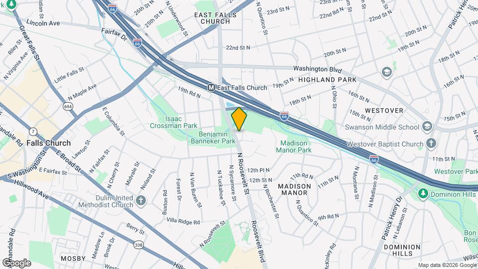 1708 N Roosevelt St Map and Location Details