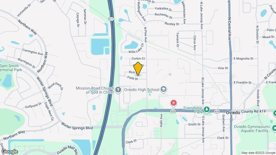 823 Field St Map and Location Details