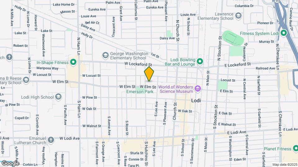 427 W Elm St Map and Location Details