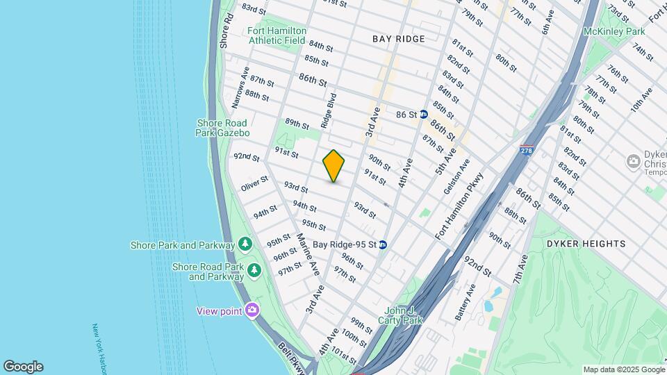 254 92nd St Map and Location Details