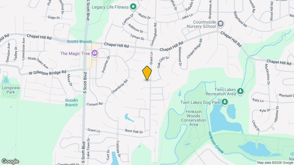 2301 Grant Ln Map and Location Details