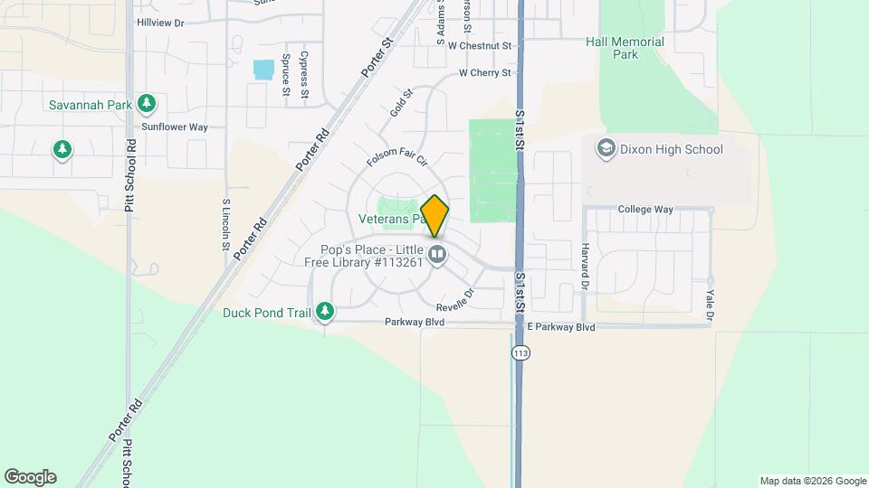 1205 Valley Glen Dr Mapa y Detalles de la Ubicación