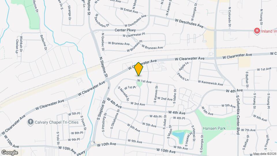 8716 W 1st Ave Map and Location Details