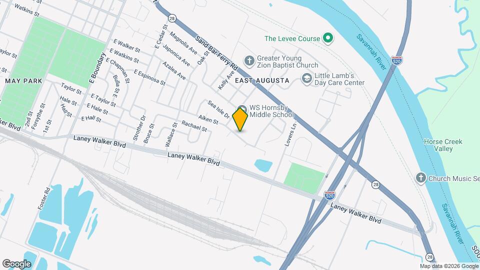 623 Aiken St Map and Location Details