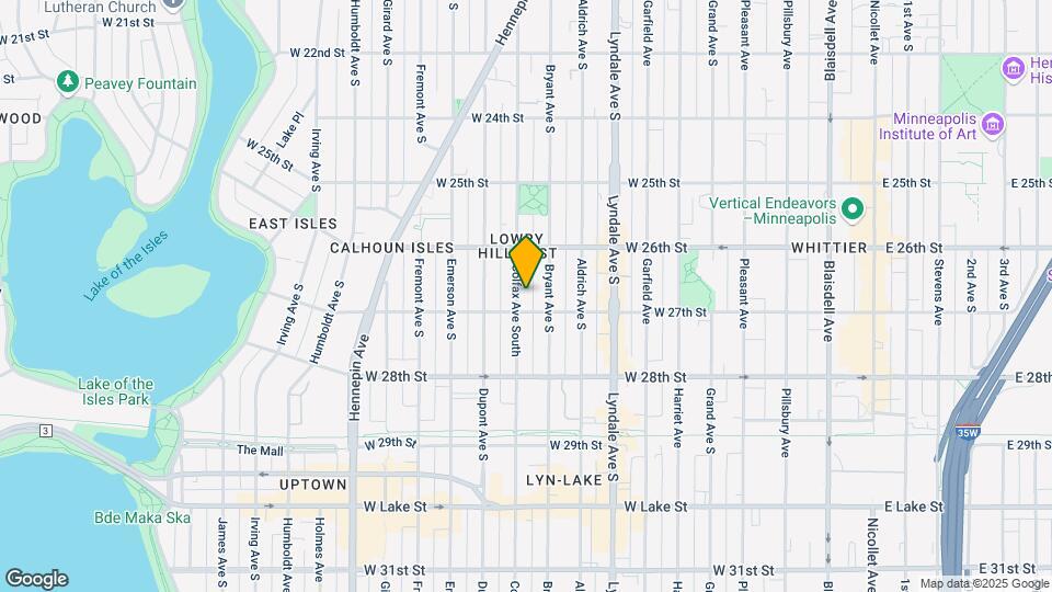2645 Colfax Ave S, Unit #2 Map and Location Details