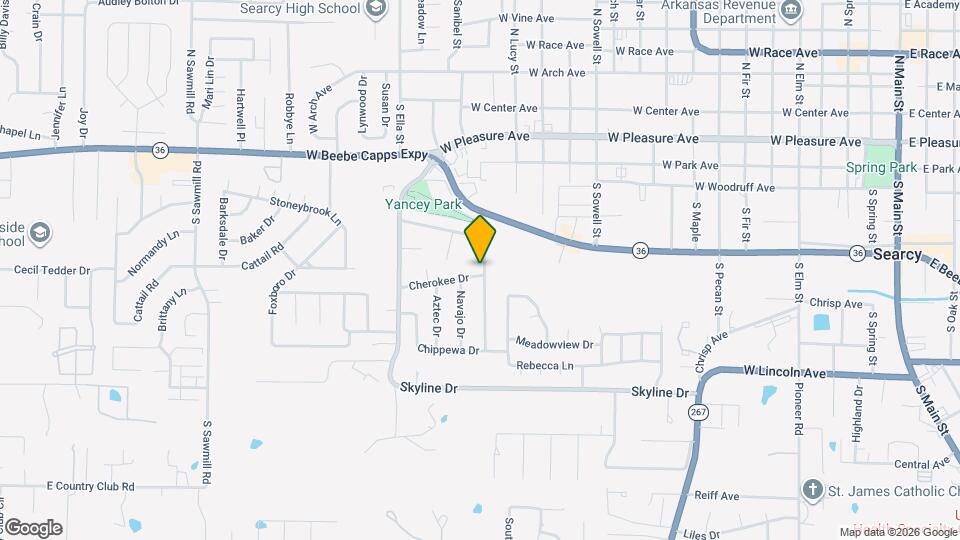 118 Cherokee Dr Map and Location Details