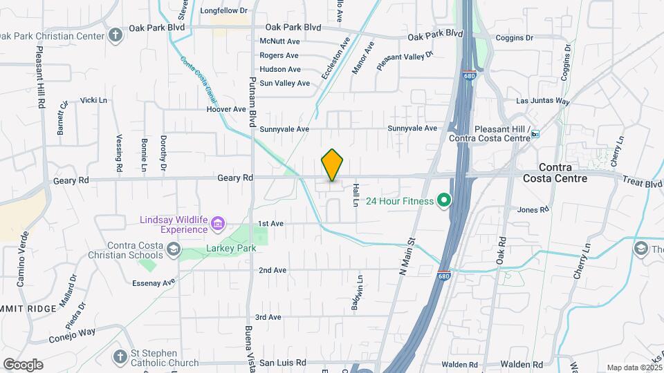 1661 Geary Rd Map and Location Details