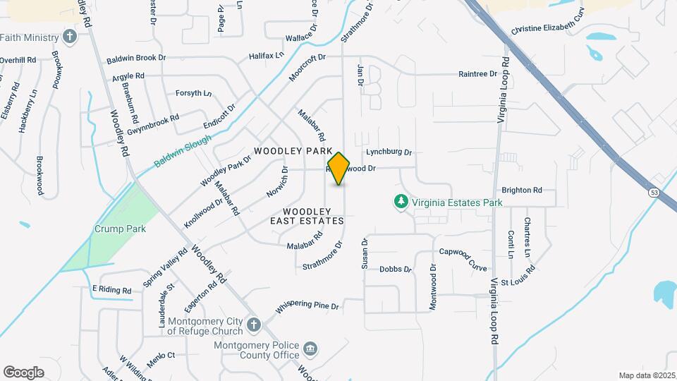 3925 Strathmore Dr Map and Location Details