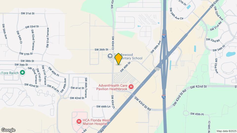 3821 SW 43rd Ct Map and Location Details