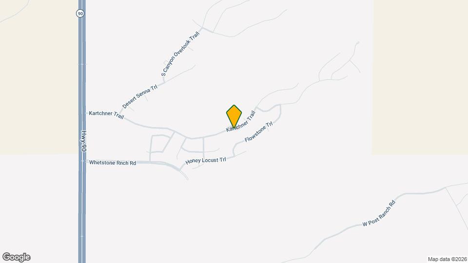 1335 Kartchner Trail Map and Location Details