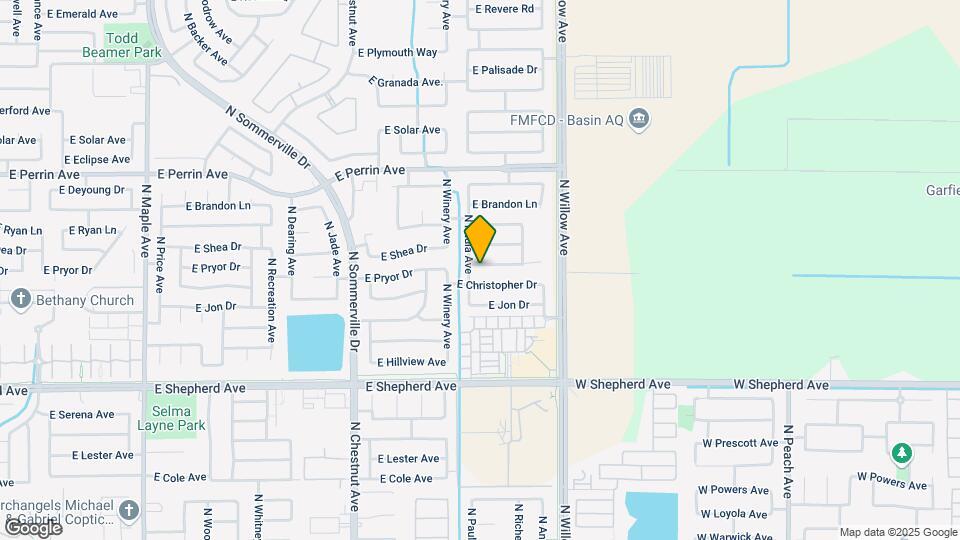 2787 E Pryor Dr Mapa y Detalles de la Ubicación