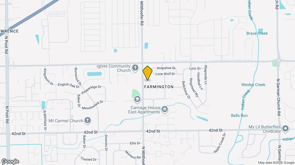 4454 Greenmeadow Cir Map and Location Details