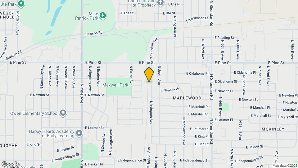 1324 N Irvington Ave Map and Location Details