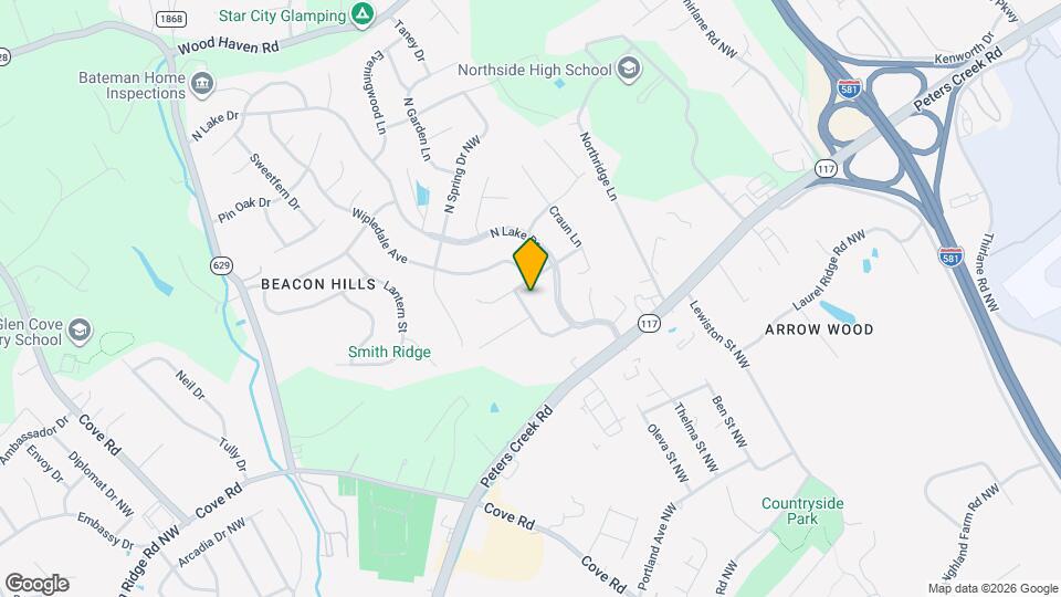 5017 Polly Hill Ln Map and Location Details