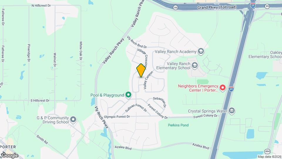 22515 Stillwater Canyon Ln Mapa y Detalles de la Ubicación