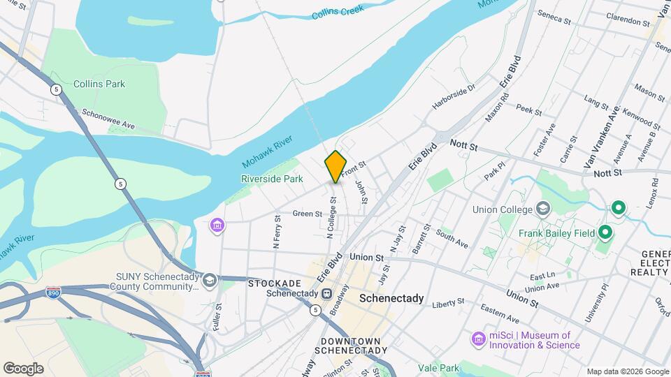 126 N College St, Unit 2 Map and Location Details